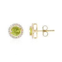 Orecchini in oro con Sfene