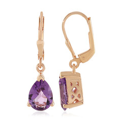 Orecchini in argento con Ametista Rose de France