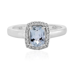 Anello in argento con Acquamarina