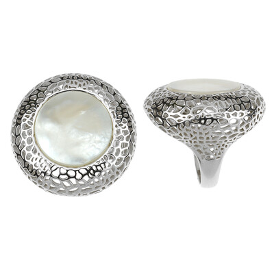 Anello in argento con Madreperla (dagen)