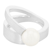 Anello in argento con Perla Akoya