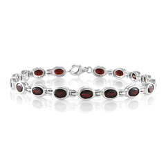Bracciale in argento con Granato Mozambico