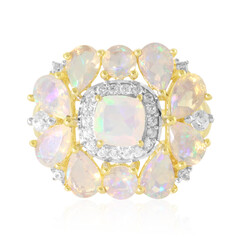 Anello in argento con Opale di Welo