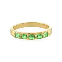 Anello in argento con Tsavorite
