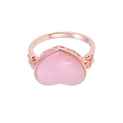 Anello in argento con Opale Pelle d'Angelo