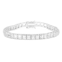 Bracciale in argento con Topazio Bianco