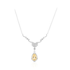 Collana in argento con Citrino