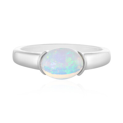 Anello in argento con Opale di Welo