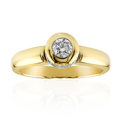 Anello in oro con Diamante IF (D)