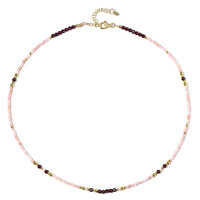 Collana in argento con Opale Rosa