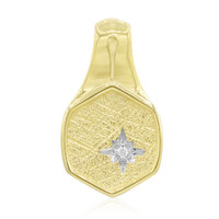 Ciondolo in argento con Diamante I1 (G)