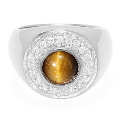 Anello in argento con Occhio di Tigre