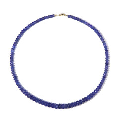 Collana in oro con Tanzanite