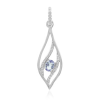 Ciondolo in argento con Tanzanite (non riscaldata)