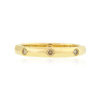 Anello in oro con Diamante Champagne d'Argyle SI2 (de Melo)