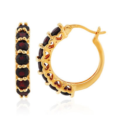 Orecchini in argento con Granato