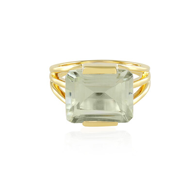 Anello in argento con Ametista Verde