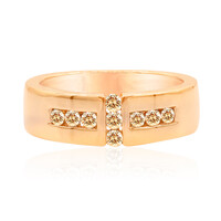 Anello in oro con Diamante Rose de France SI1 di Argyle