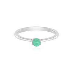 Anello in argento con Smeraldo Colombiano