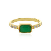 Anello in argento con Smeraldo Zambia