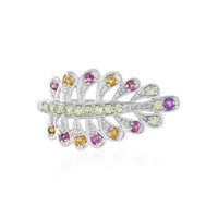 Anello in argento con Ametista Zambiana