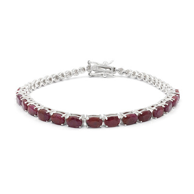 Bracciale in argento con Rubino