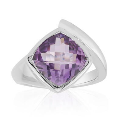 Anello in argento con Ametista (Pallanova)