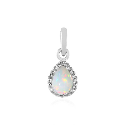 Ciondolo in argento con Opale di Welo