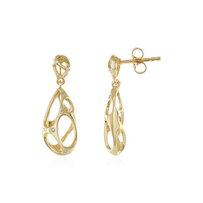 Orecchini in argento con Diamante I2 (J)
