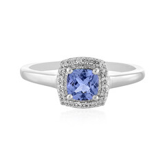 Anello in argento con Tanzanite (non riscaldata)