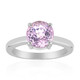 Anello in argento con Kunzite