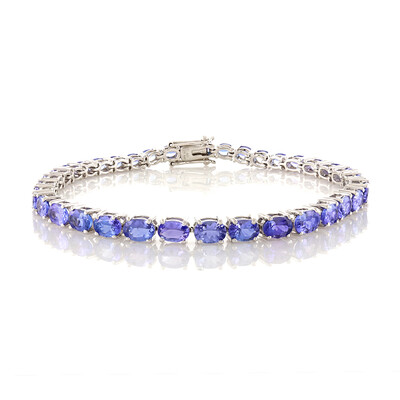 Bracciale in platino con Tanzanite AAA