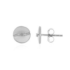 Orecchini in argento con Diamante I4 (J)