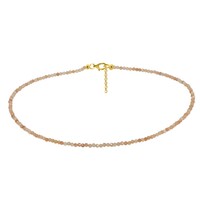 Collana in argento con Avventurina Pesca