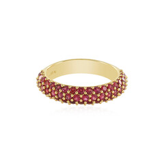 Anello in argento con Spinello Rosso