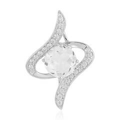 Ciondolo in argento con Quarzo Bianco