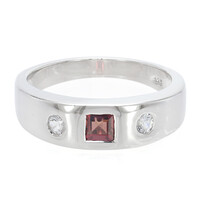 Anello in argento con Rubino Tanzania