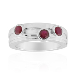 Anello in argento con Rubino della Birmania (Pallanova)