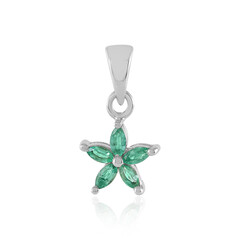 Ciondolo in argento con Smeraldo Colombiano