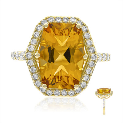 Anello in oro con Citrino (CIRARI)