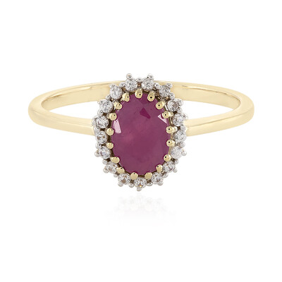 Anello in oro con Rubino
