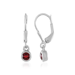 Orecchini in argento con Rubino Tanzania