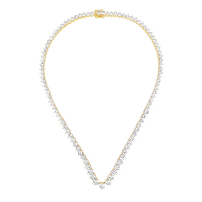 Collana in oro con Danburite