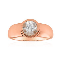 Anello in oro con Danburite Rosa del Messico
