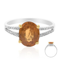 Anello in oro con Granato Mandarino (CIRARI)