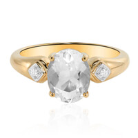 Anello in oro con Opale Ialite del Messico