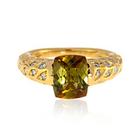 Anello in oro con Andalusite (de Melo)