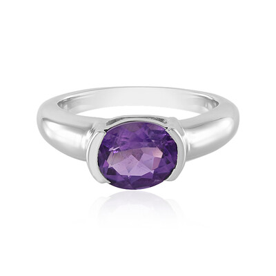 Anello in argento con Ametista Siberiana