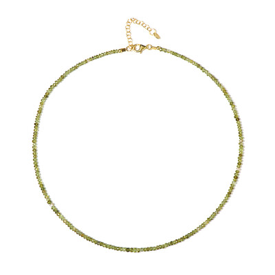 Collana in argento con Tormalina Verde