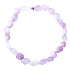 Bracciale in argento con Kunzite